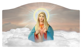 DASHELL-108-BZ Immaculate Heart Clouds Bronze